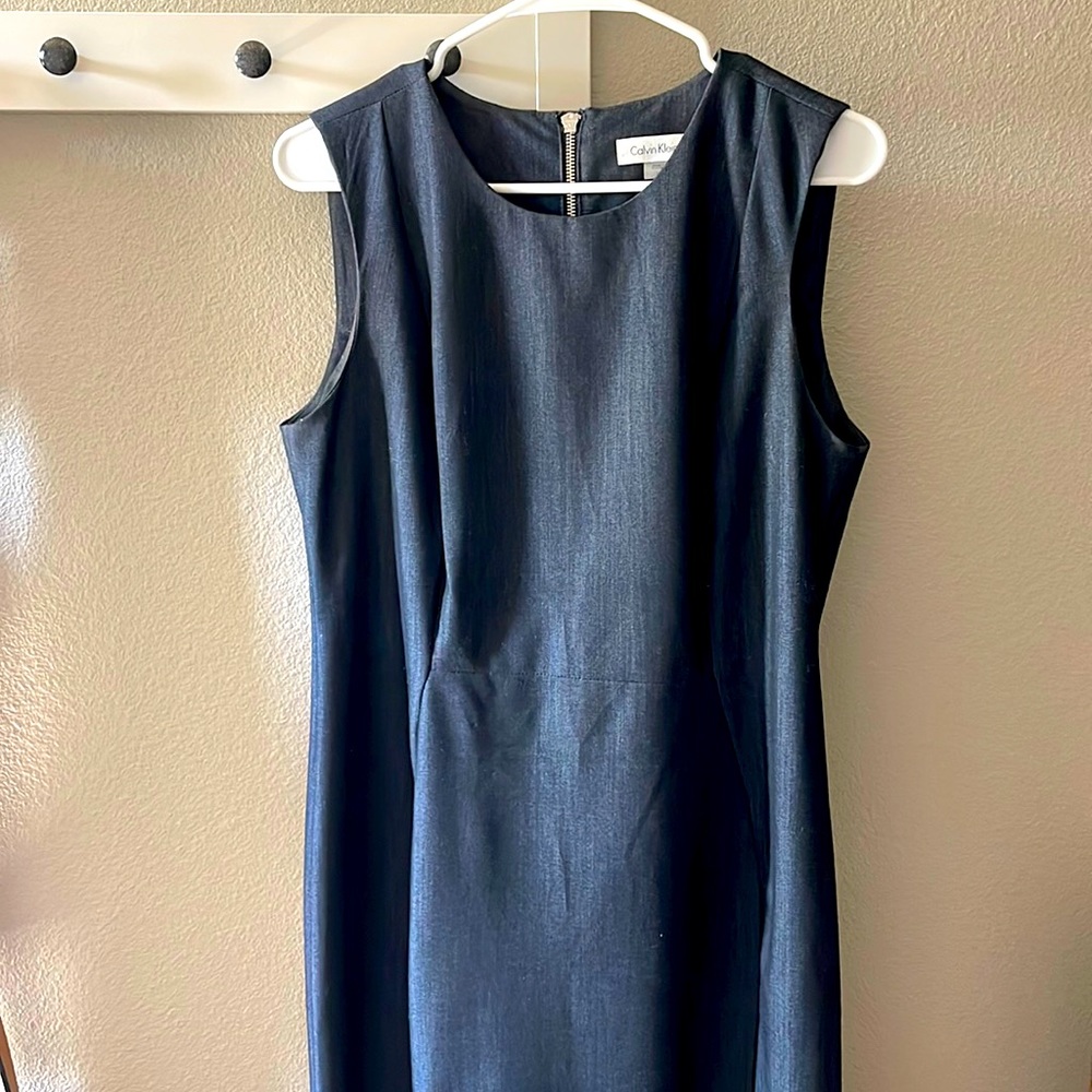 Calvin Klein Grey dress size 12. Like new. Business professional.